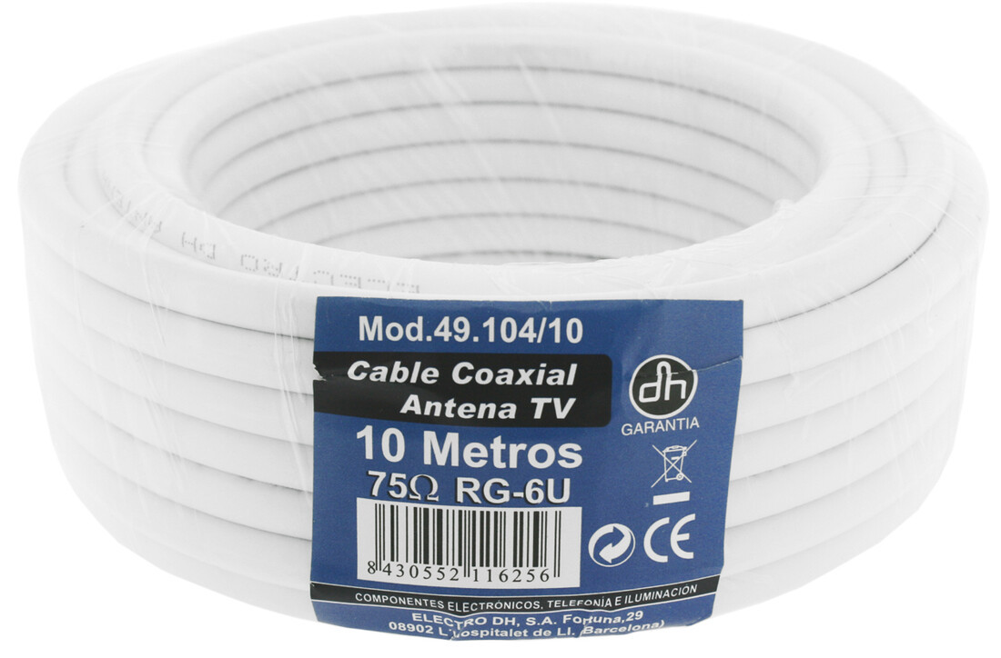 49.104/15 15m ROLLO CABLE COAXIAL TV DH