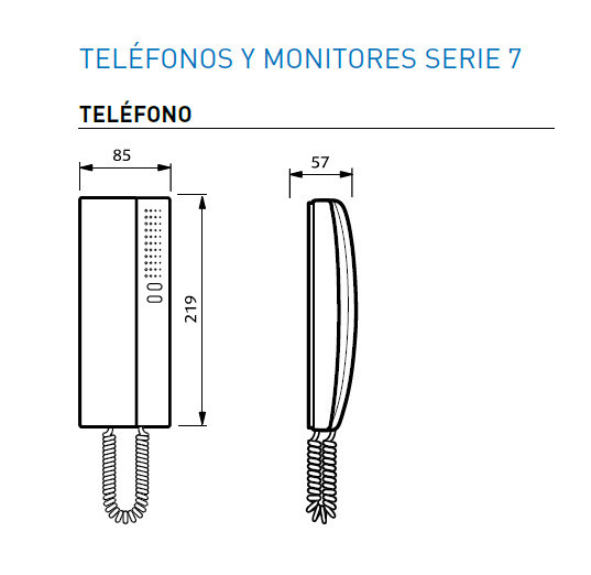 374240 TELEFONILLO UNIVERSAL BLANCO SERIE 7