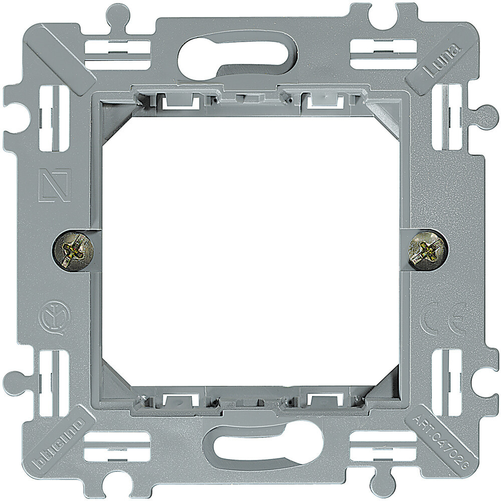 C4702G SOPORTE 2 MODULOS CON GARRAS LUNA