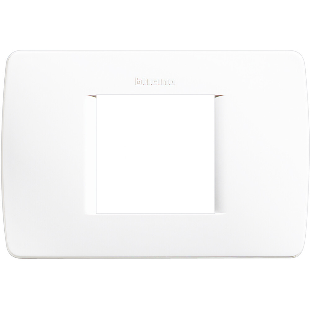 C4819BN PLACA 2 MODULOS BLANCO LUNA