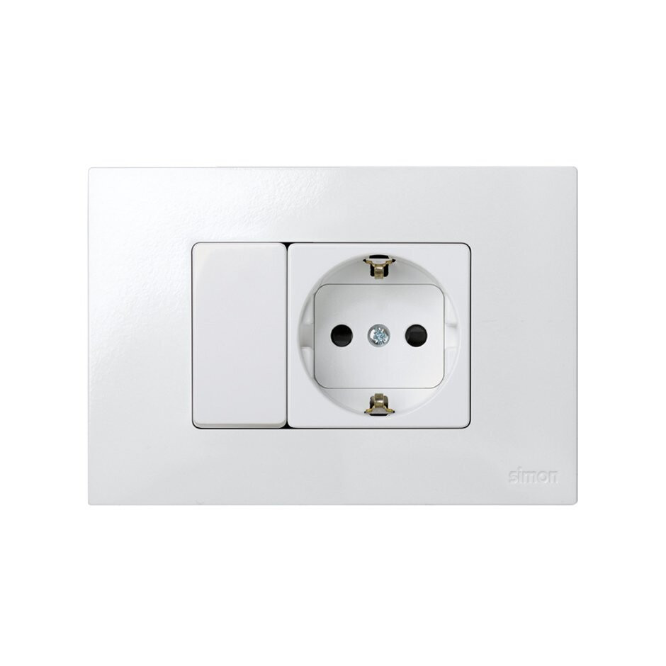 2700613-030 PLACA AMERICANA BLANCO 3 MODULOS