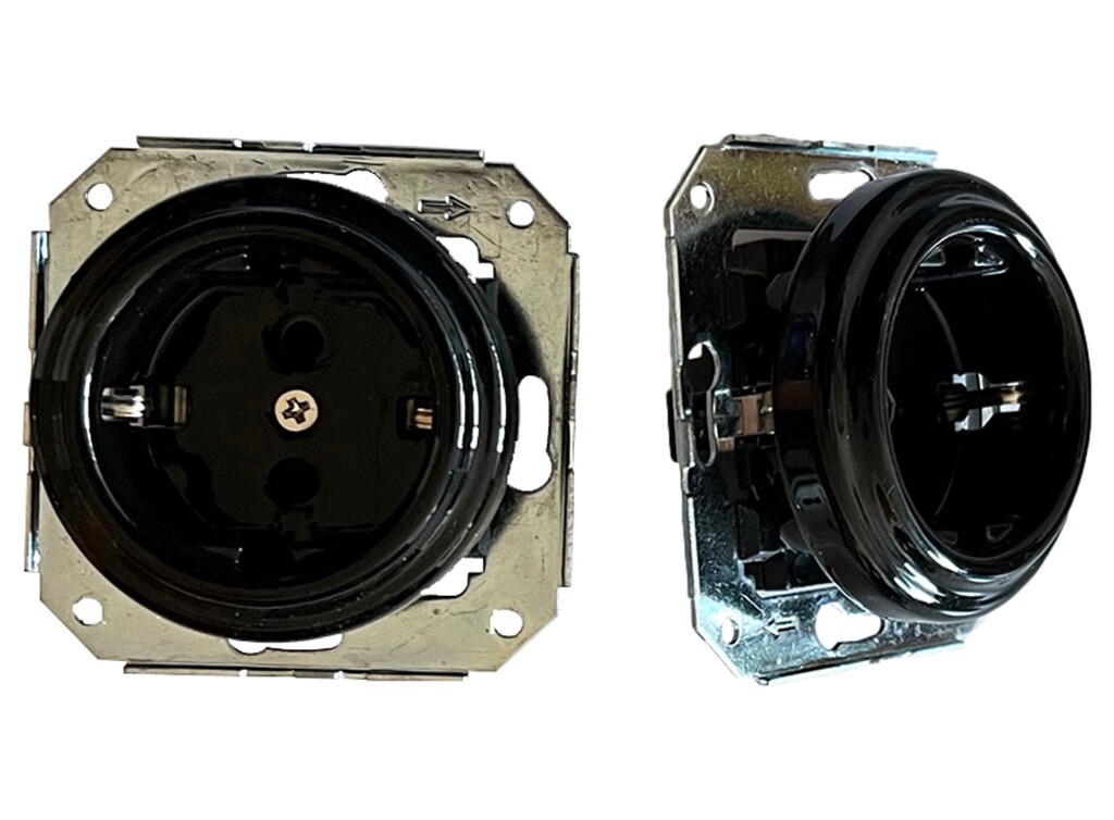 2902001-N BASE EMPOTRABLE PORCELANA NEGRA F-BRIGHT