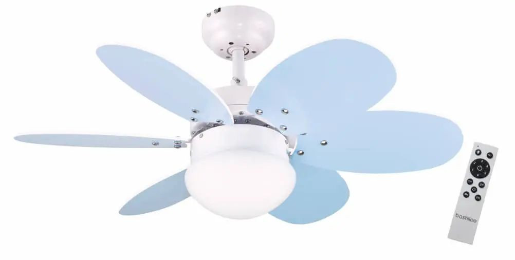 BASTILIPO ventilador con luz ALGARVE 75 cm con mando a distancia